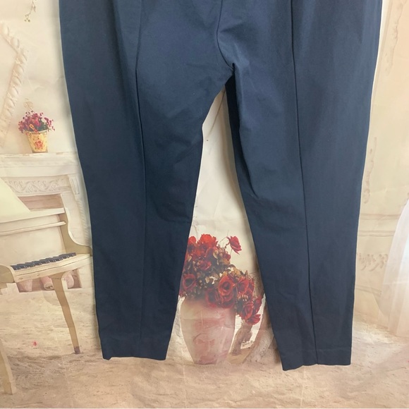 NEW Everlane Cotton Stretch Side Zip Trousers in Navy - Picture 4 of 10